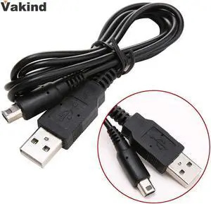 USB Charger Cable Charging Data SYNC Cord Wire for Nintendo 2DS NDSI 3DS 3DSXL NEW 3DS NEW 3DSXL Cable Black