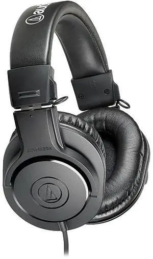 Audio-Technica ATH-M20x Closed-Back Professional Studio Monitor Headphones Level 1 Black Audio-Technica ATH-M20x Closed-Back Professional Studio Monitor Headphones Level 1 Black