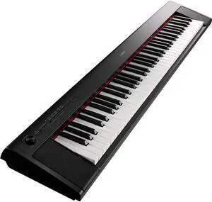 Yamaha NP-32 Piaggero Portable 76 Key Piano-Style Keyboard, Black #NP32B