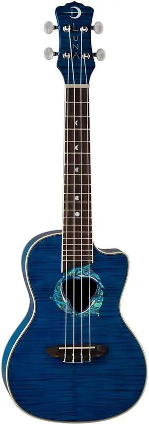 Luna Guitar Dolphin Concert Ukulele