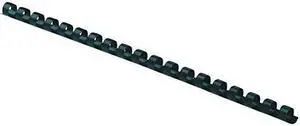 fellowes 52507 plastic comb bindings, 5/16" diameter, 40 sheet capacity, black pack of 100 combs