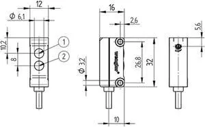Wenglor Photoelectric Sensor HK12NA NPN New