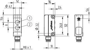Wenglor Photoelectronic Sensors YK12NA7 NPN New