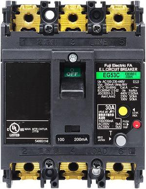 FUJI SG53C Three-phase Leakage Protection Circuit Breaker 3P 30A