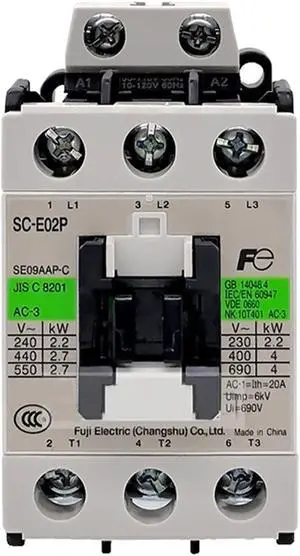 FUJI SC-E02P Contactor Relay AC 380V  New 1PCS
