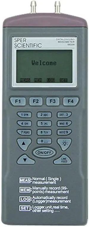 AZ9632 Digital LCD Dataloggers With Programmer AZ Differential Pressure Tester