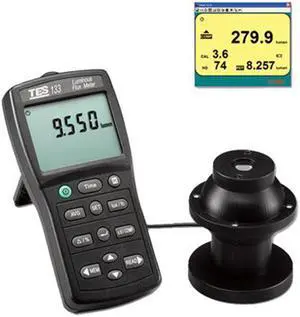 TES-133 Luminous Flux Meter,Auto ranging from 0.05 to 7000