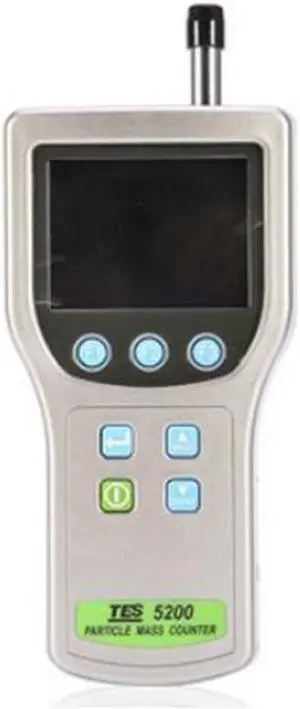 TES-5200 Usb Interface  Handheld Particle Mass Counter With