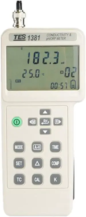 TES-1381K Conductivity &PH/ORP Meter Resistivity Salinity