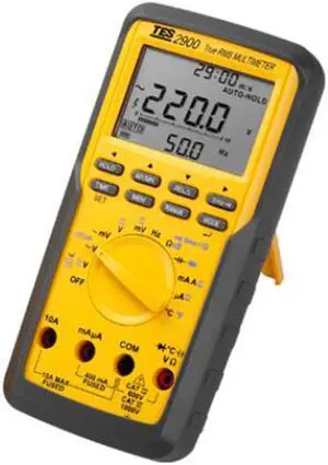 TES-2900 True RMS Multimeter Smart Ohm for Ground Resistance Measurem
