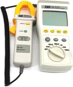 TES-33A Battery Capacity Tester Storage System DCA/Resistance/Temperature Test.