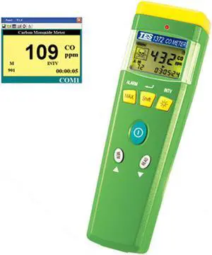 TES-1372 Portable CO Analyzer Carbon Monoxide Meter Gas Tester New