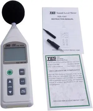 TES-1357 Sound Level Meter Range from 30 to 130dB  New
