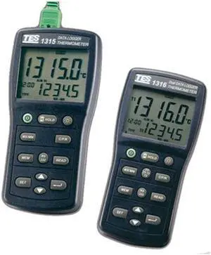 TES-1315 K.J.E.T.R.S.N. Data-Logger Thermometer 7500 Data Logging capacity