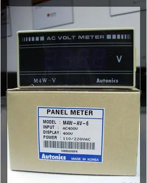 Autonics M4W-AV-6 Digital Panel Meters Voltmeter New 1PCS