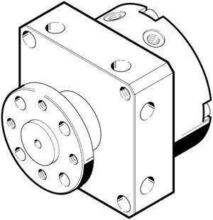 FESTO DSM-8-90-P-FW 185934 Rotary Actuator New