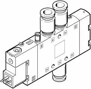 FESTO CPE18-M1H-5L-QS-10 163158 Air Solenoid Valve New