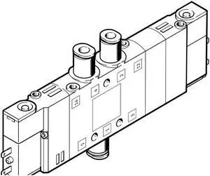 FESTO ADVC-40-25-A-P 188251 Short-stroke Cylinder New