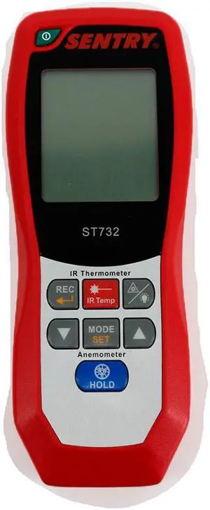 SENTRY ST-732 Hot Wire IR thermo-Anemometer Air Velocity Air Flow Temperatur