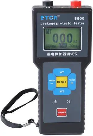 ETCR8600 Leakage Protector Tester 500mA,0~999ms New