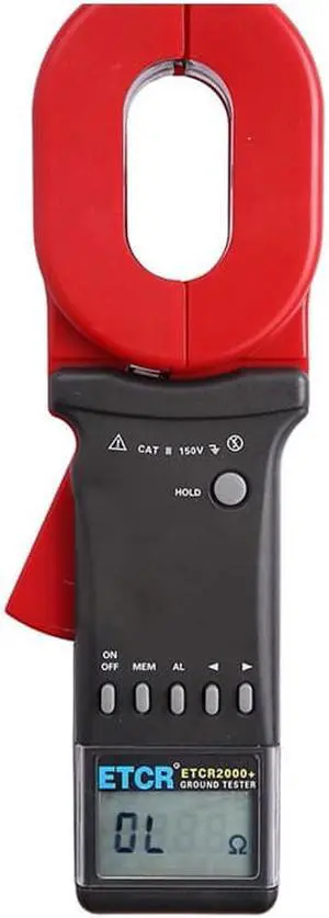 ETCR2000+ High Quality Clamp Earth Resistance Tester Mete Measures