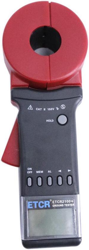 ETCR2100A+ Digital Clamp On Ground Earth Resistance Tester Meter