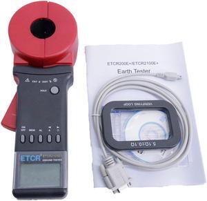 ETCR2000E+ Earth Ground Resistance Tester Current Meter 0.01-1200O RS232
