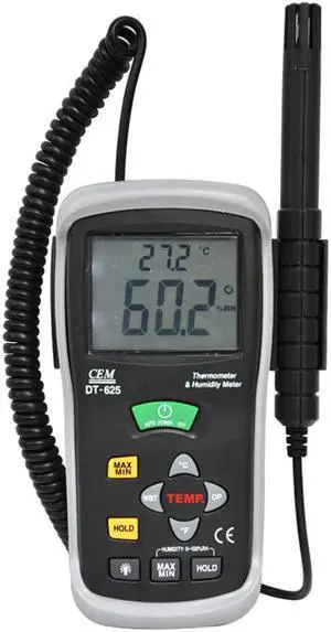 CEM DT-625 Professional Handheld High Precision Humidity and Temperature Meter