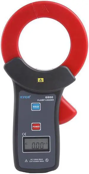 ETCR6800D AC/DC Clamp Current Meter 99 groups Data Storage  600V Line Voltage