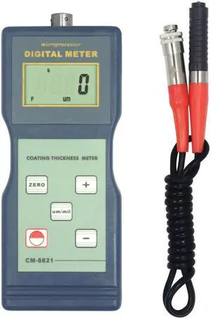 LANDTEK CM-8821 New Digital Paint Coating Thickness Gauge F Probes 0~1000µm