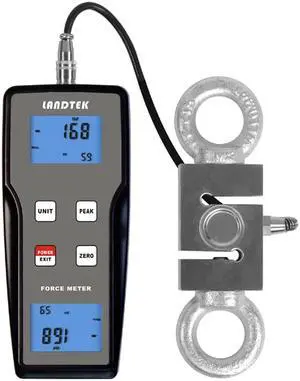 LANDTEK FM-204 Split Digital Push Pull Force Gauge Tester Meter External Sensor