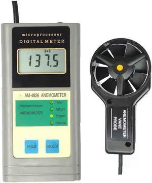 LANDTEK AM-4826 Digital Anemometer Wind Speed Rate Meter Airflow
