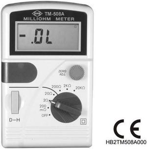 TENMARS TM-508A Milliohm Meter 1 Milliohm To 20K Ohm In Six Switchable Steps