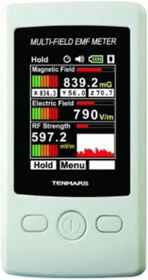 TENMARS TM-190 | Multi-Field EMF RF Gauss Meter - Up to 3.5GHz