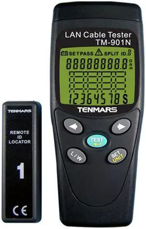 TENMARS TM-901N Detects Opens, Shorts, Miswires and Split Pairs