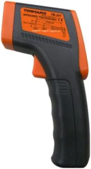 TENMARS TM-301 IR Thermometer Backlit LCD Display, HVAC inspection