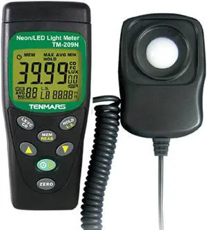 TENMARS TM-209N Portable Multi-LED LUX/FC Light Meter New