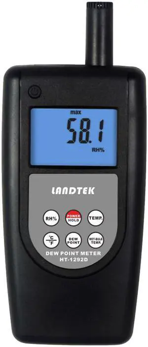 LANDTEK HT-1292D Humidity Temperature DEW-Point Meter Wet-Bulb Measurement