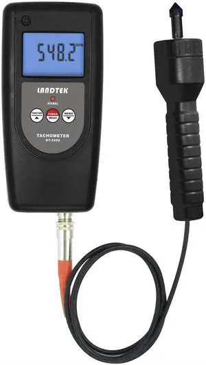 LANDTEK DT-2859 Digital Tachometer rotative velocity surface speed frequency