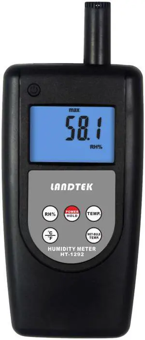 LANDTEK HT-1292 Humidity Temperature DEW-Point Meter Wet-Bulb Measurement