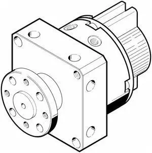 FESTO DSM-8-180-P-A-FW 185937 Rotary Actuator New