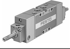 FESTO MFH-5/3G-1/4-B 19787 Air Solenoid Valve New