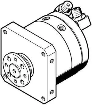 FESTO  DSM-T-12-270-P-FW-A-B 1145087 Rotary Actuator New