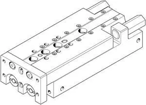 FESTO SLT-16-80-P-A 170565 Mini Slide New