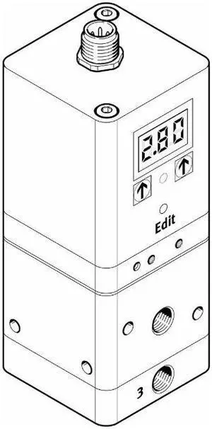 FESTO VPPE-3-1-1/8-2-420-E1T 557779 Proportional Pressure Control Valve New