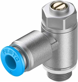 FESTO GRLZ-1/8-QS-6-D 193158 One-Way Flow Control Valve New FESTO GRLZ-1/8-QS-6-D 193158 One-Way Flow Control Valve New