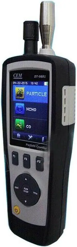 CEM DT-9881M 6CH Particle Counter PM2.5 PM10 IR Air Temperature 5 in1 Meter