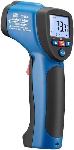 CEM DT-8832 Compact Infrared Thermometers K-type Temperature Measurement