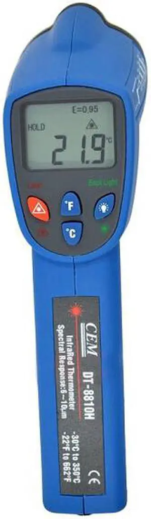CEM DT-8810H Handheld Non-contact Infrared Thermometer LCD Display