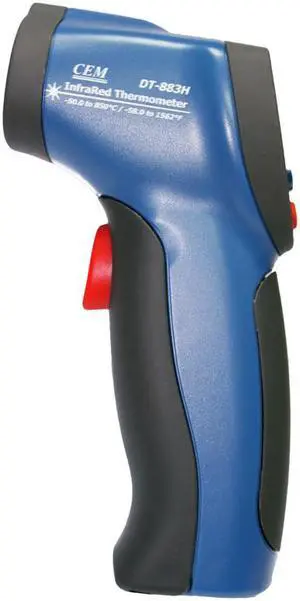 CEM DT-883H Compact InfraRed Thermometers LCD Display
